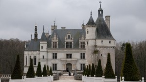 _LEP1140 - l'entrée du château de Chenonceau